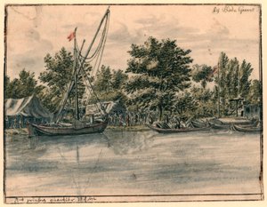 View of Willem III’s Quarter near Bodegraven by Barend Klotz (possibly)