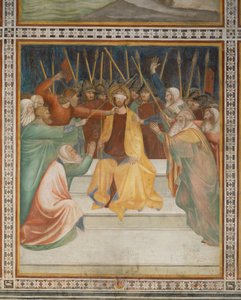 Scene from the New Testament: Crowning with Thorns by Barna da Siena