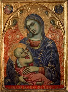 Mary nursing Jesus