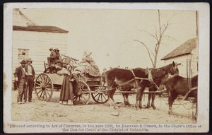 Departure from the old Homestead, Centreville, Virginia, 1862, from Bradys Album Gallery, No. 306 by Barnard and Gibson