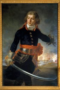 Campaign of Italy (1796-1797): “Portrait of Louis Alexandre (Louis-Alexandre) Berthier (1753-1815), Prince of Neuchatel, Marshal of France (represented at the Pont de Lodi on 10/05/1796)” Painting by Antoine Jean Gros (1771-1835) 1796. Boissy Saint Lege