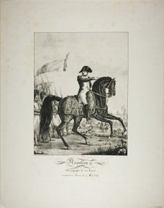 Napoleon Accompanied by his Good Men, Returning to France on March 1, 1815 by Baron François Pascal Simon Gérard