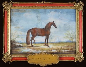 No. 2 Alzan de Tunis, a Barbary Horse of the Spanish Riding School by Baron Reis Eisenberg