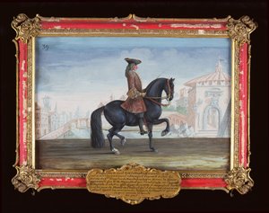 No. 39 Le Superbe, a Horse of the Spanish Riding School Performing a Dressage Movement Called a Piaffe by Baron Reis Eisenberg