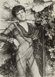 Nude Youth Wearing a Transparent Dress by Baron Wilhelm von Gloeden