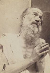 Portrait of Man Praying by Baron Wilhelm von Gloeden