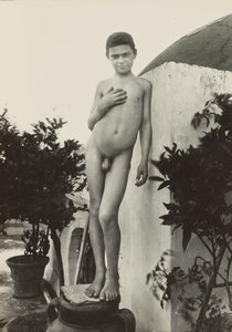 Standing Nude by Baron Wilhelm von Gloeden