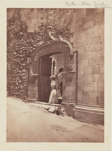 Woman Entering Gate
