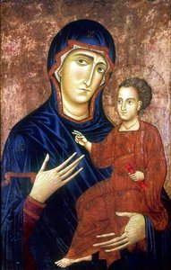Madonna and Child, 1230 by Barone Berlinghier
