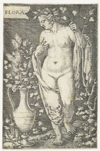 Flora by Barthel Beham