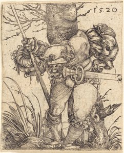 Foot-Soldier in Front of a Tree