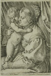 The Virgin with Child and Vase