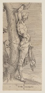Saint Sebastian by Bartholomaeus Spranger