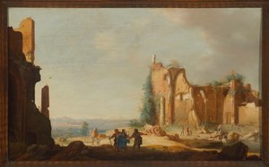 Christ on the Road to Emmaus by Bartholomeus Breenbergh