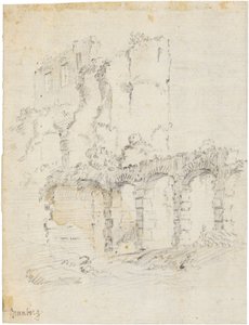 Roman Ruins by Bartholomeus Breenbergh