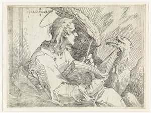 John the Evangelist by Bartholomeus Spranger