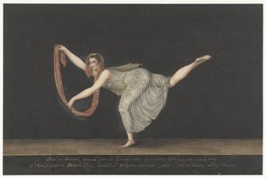 Dancer Annette Köbler Performing the Pas-de-Shawl by Bartholomeus Ziesenis