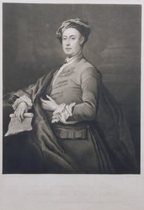 Portrait of George Frederick Handel engraved by Charles Turner by Bartholomew Dandrige