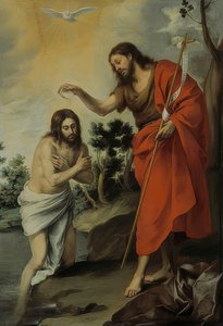 The Baptism of Christ. Around 1655