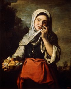 Girl Selling Fruit by Bartolomé Esteban Murillo