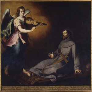 Saint Francis of Assisi in Ecstasy by Bartolomé Esteban Murillo