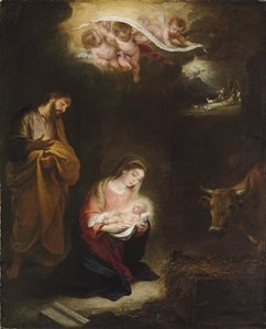 The Nativity with the Annunciation to the Shepherds Beyond