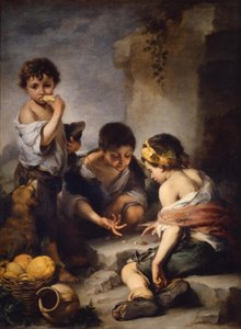 Boys Playing Dice by Bartolomé Esteban Murillo