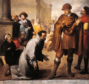 Saint Salvador of Horta and Inquisitor of Aragon, by Bartolome Esteban Murillo