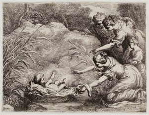 The Finding of Moses by Bartolomeo Biscaino