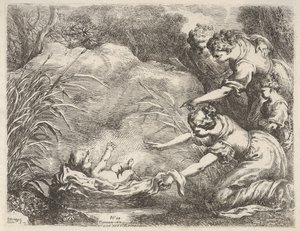 The Finding of Moses Rescued from the Nile by the Maidservants of Pharaoh