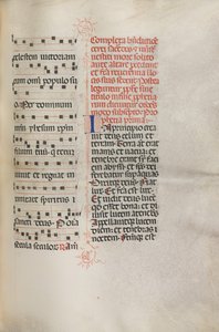 Missale: Fol. 158: Music for Exultet, 1469