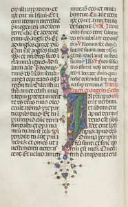 Missale: Fol. 22v: Foliage with Fish by Bartolomeo Caporali