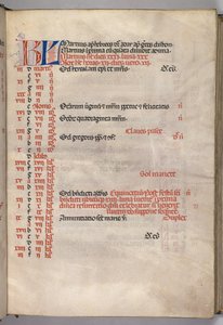 Missale: Fol. 4r: March Calendar Page by Bartolomeo Caporali