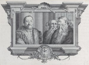 Three bearded men, one wearing fur by Bartolomeo Crivellari, Gabriel Söderling