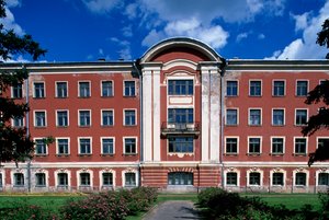 Mitava Palace, design by Bartolomeo Francesco Rastrelli, Jelgava, Zemgale, Latvia (detail)