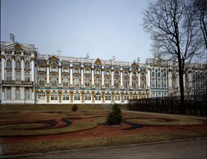 View of the Palace Catherine by Bartolomeo Franceso Rastrelli