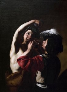Bacchus and a Drinker