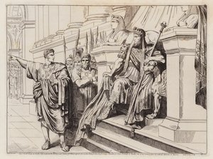 Appius Claudius sent by Lucullus to the court of Tigranes the Great by Bartolomeo Pinelli