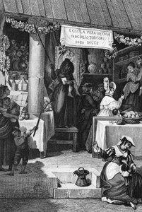Befana, Stall Selling Sweets and Nougat in Piazza Navona during Epiphany, Rome
