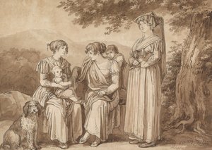 Family of the Artist by Bartolomeo Pinelli