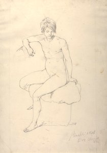 Female Model by Bartolomeo Pinelli
