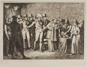 Pius VII Abducted by the French on July 6, 1809 by Night by Bartolomeo Pinelli