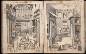 Cookbook Opera, 1570 by Bartolomeo Scappi