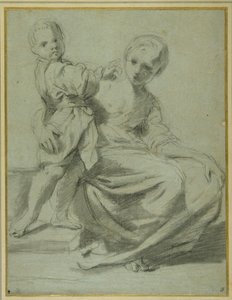 Mother and child by Bartolomeo Schedoni