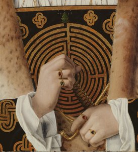Portrait of a Man (detail of hands)