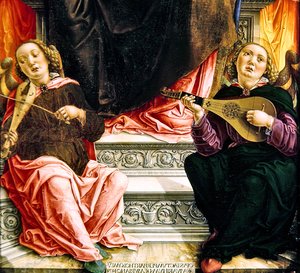 (detail) Triptych of St. Mark by Bartolomeo Vivarini
