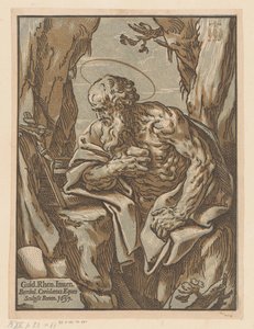 Saint Jerome in the wilderness