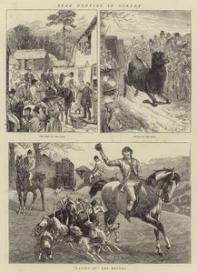 Stag Hunting in Surrey by Basil Bradley