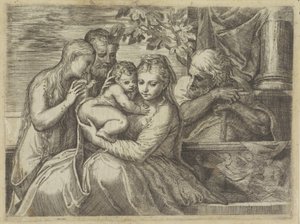 Holy Family with Saints