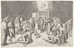 Ark of the Covenant in the Temple of Dagon